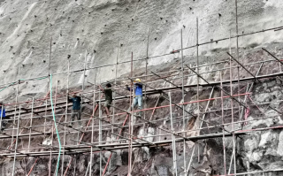 pemasangan scaffolding